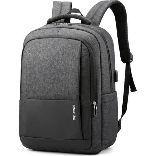 15.6 Inch Laptop Men Backpack Nylon Travel Male Laptop Backpack Usb Charging Computer School Backpacks Waterproof Bag for Men