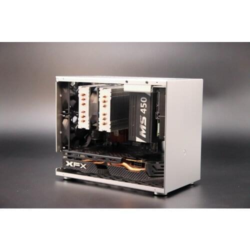 Sirius chassis T70 A4 aluminum alloy chassis ITX SFX chassis small steel gun game console（Only case