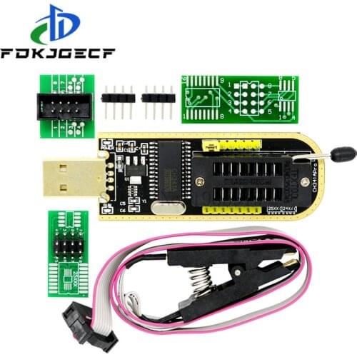 SOIC8 SOP8 Test Clip For EEPROM 93CXX / 25CXX / 24CXX + CH341A 24 25 Series EEPROM Flash BIOS USB Programmer Module