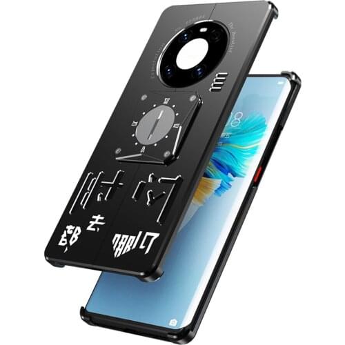 Creative Phone Protective Cover Shockproof Metal Phone Case Shell for Huawei Mate 40Pro/ P40 Pro+ Mobile Phone Accessories