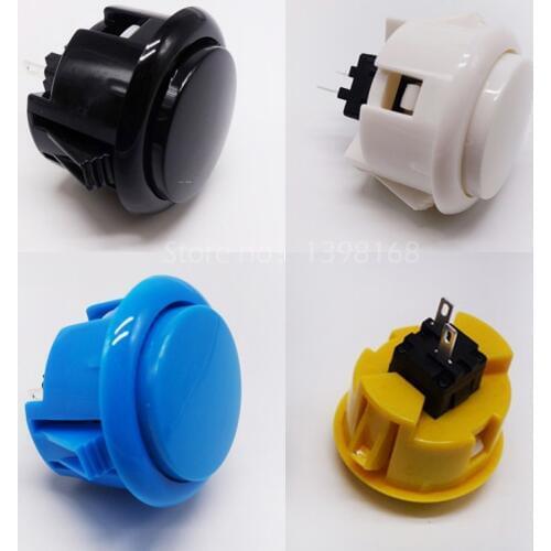 10pc 30mm Arcade Durable Push Button OEM GAME MACHINES PUSH BUTTON / copy DIY Arcade Buttons / Arcade Game Parts Set