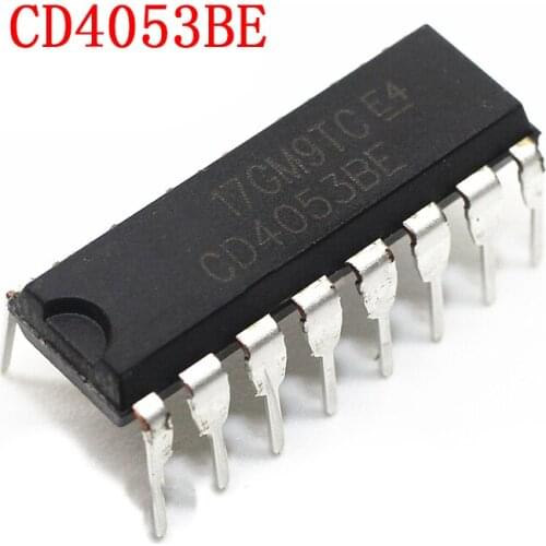 10pcs/lot CD4053BE CD4053 HEF4053BP HEF4053 DIP-16