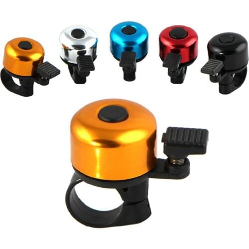 4 Colors Aluminum Alloy Mini Bike Handlebar Bell Ring Lovely Kids Bicycle Scooter Alarm For Safety Outdoor Cycling Accessory