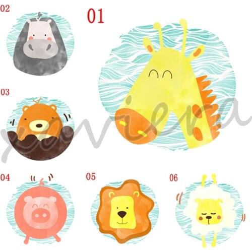 5D DIY Diamond Painting Cartoon Animal Piggy Giraffy Square Round Drill Embroidery Home Decor Childrens Room Cross Stitch Kit