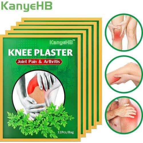 60pcs/5bags Knee joint Medical Plaster Wormwood Extract Joint Ache Pain Relieving Sticker Rheumatoid Arthritis Painkiller Patch