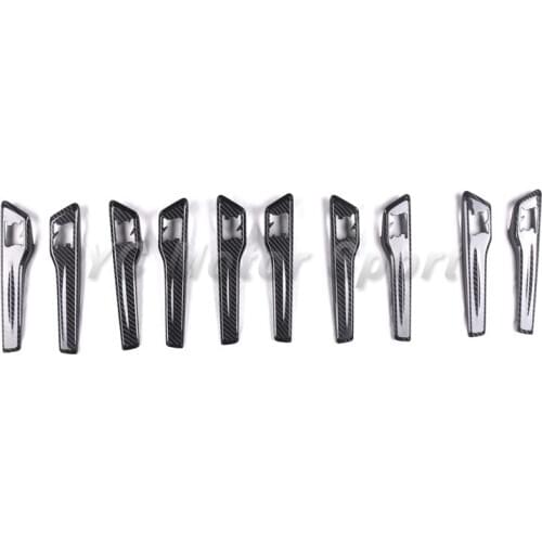 Car Accessories Dry Carbon Fiber Glossy Finish Emblem Cover Trim Fit For 2015 GTR R35 OEM Style Front Fender Emblem Cover