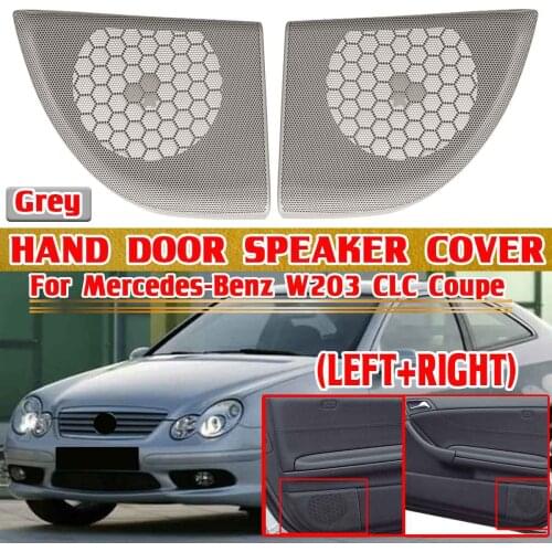 Pair Car Speaker Audio Cover For Mercedes For Benz W203 CLC Coupe 2 DOOR Car Inner Door Horn Loudspeaker Midrange Lid Trim Cover