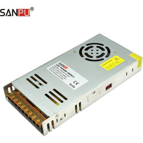 SANPU SMPS 24 Volt 400W Power Supply Unit LED Driver 24VDC 16A AC 110V 220V to 24V DC Transformer for LED Strip Light 24V Indoor