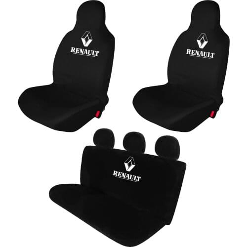 For Renault Megane clio laguna Auto Seat Service Case Front Back Combed Cotton Suit slim seat cover