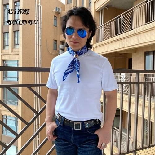 AL6132 Buy 1 & Get 2 RockCanRoll Asia Size Super Top Quality Flexible 300GSM 10.6oz Heavy Casual Tee Soft Thick Cotton T Shirt