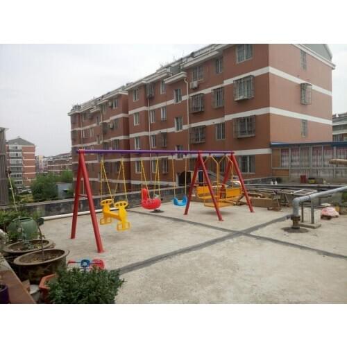 Outdoor baby swing chair playground childrens plastic slide garden toys seat kids monkey bars set children child swing nest Q62