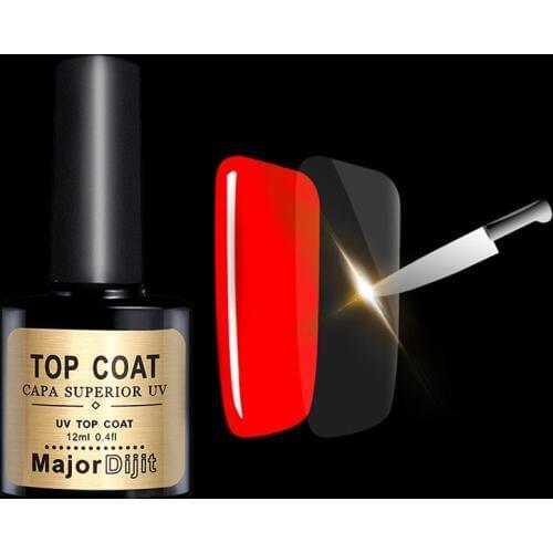 1pcs Lacquer Top Coat Long Lasting Time Luxury Surface Glassy Bright Base Coat Primer Top Coat UV Nail Glue