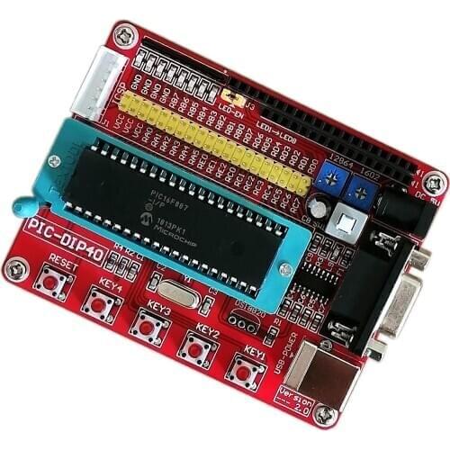 PIC16F887 MCU Development Board Small System Learning Board Scheme Verification Board Experimental Board New Products