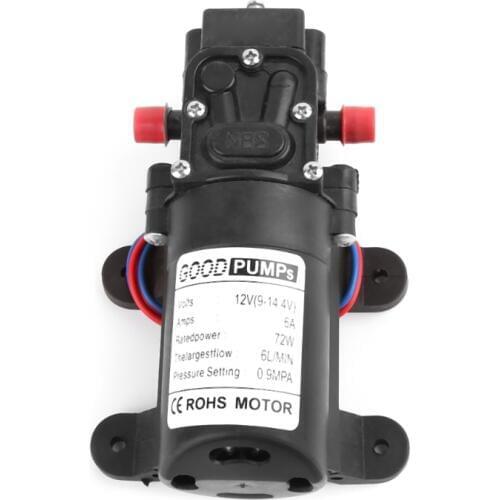 12V 72W High Pressure Micro Diaphragm Water Pump Automatic Switch Reflux/Smart Type