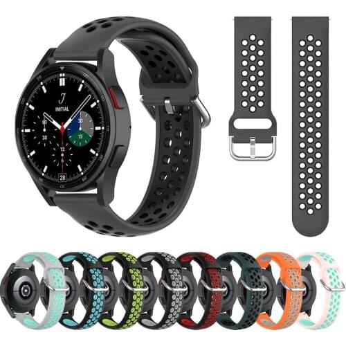Soft Silicone Strap For Samsung Galaxy Watch 4 classic 46mm 42mm wrist Band For Galaxy watch4 44mm 40mm Watchband Bracelet