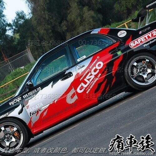 New car stickers For SUBARU Impreza Door body exterior decoration Film Impreza racing car sticker
