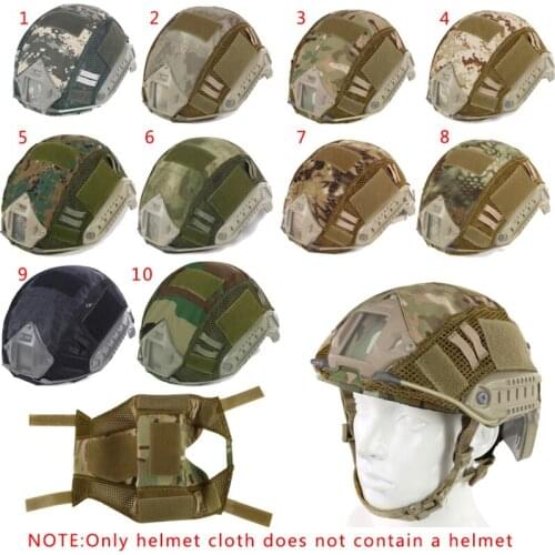 Nylon Cloth Tactical Military Army Helmet Covers Camouflage Cover Airsoft Paintball Shooting Helmet Accessory