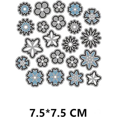 2021 New Mini Petals Cutting Dies DIY Scrapbooking Embossing Paper Photo Frame Stamps Crafts Template Mould Stencils
