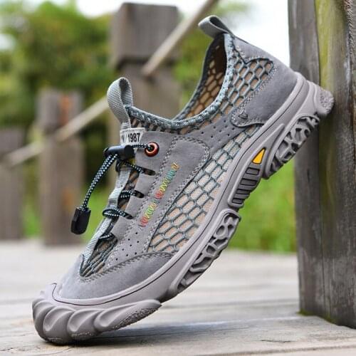 Sandalet Erkek Sandalias Deportivas Beach Sandals For Men Sandalia Masculina Summer De Verano Para Hombre Male Leather Man