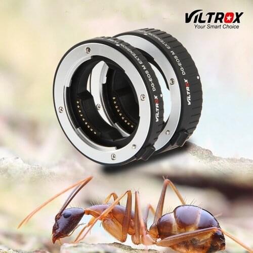 Viltrox Macro Extension Tube Ring AF Auto Focus Adjustable Aperture Lens Adapter for Canon Camera Lens Adapter
