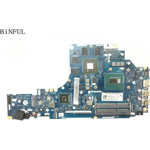 BiNFUL ,stock. ZIVY2 LA-B111P LAPTOP MOTHERBOARD FOR LENOVO Y50-70 NOTEBOOK ONBOARD I7 PROCESSOR +VIDEO ARD (qualified ok)