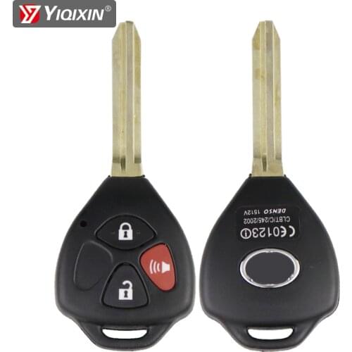 YIQINXING Car Key Shell Buttons Modified Flip Remote Car Key shell Fob Case For Toyota Camry Avalon Corolla Matrix For RAV4 tC