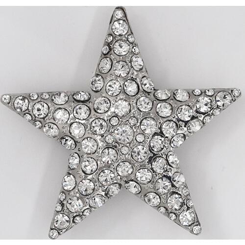 12pcs/lot Wholesale Fashion Brooch Rhinestone Star Pin brooches jewelry gift C102542