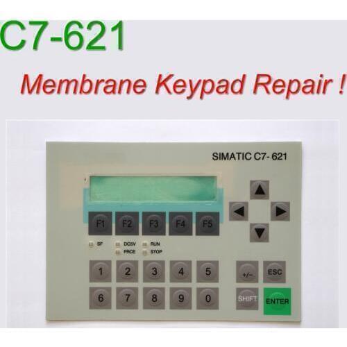 6ES7621-1SA02-0AG0 C7-621 Membrane Keypad for HMI Panel repair~do it yourself, Have in stock
