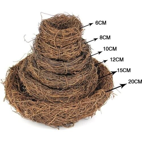 DIY Micro Artificial Birds Nest Simulation Eggs Model Fairy Garden Decoration Miniature Figurine Toys Crafts Accessories