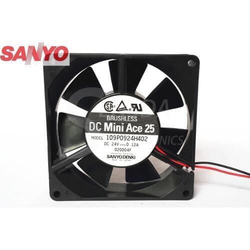 For Sanyo 109P0924H402 9025 90mm DC 24V 0.12A inverter Silent Chassis cooling Fans cooler