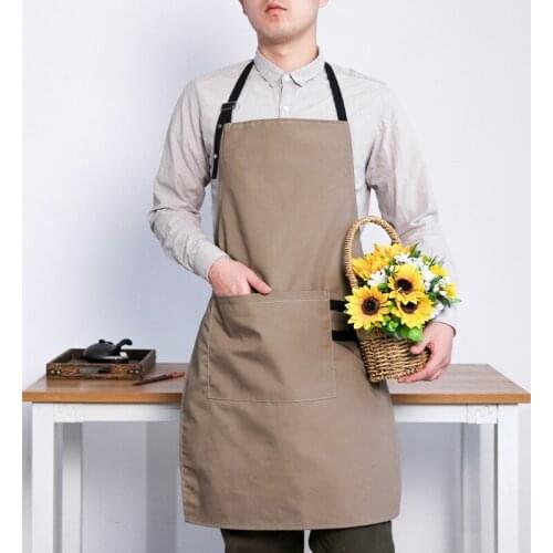 Apron household kitchen waterproof and oil-proof barista milk tea shop catering men and women custom logo work clothes waist