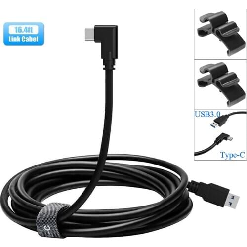 5M Data Line Charge Cable For Oculus Quest/2 Link VR Headset USB 3.1 Type C Data Transfer USB-A Type-C Cable VR Accessories