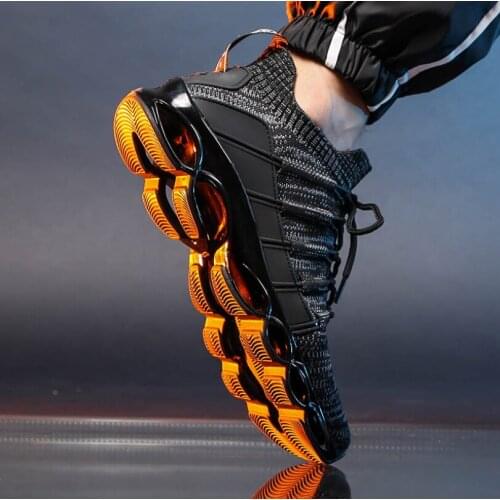 Men Shoes Sneakers Comfortable Casual Sports Shoes New Breathable Tenis Masculino Adulto Male Red Autumn Blade Large Size 50