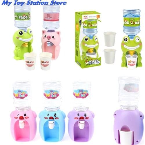 Mini Cartoon Drink Water Dispenser Toy Kitchen Play House Toys Mini Water Dispenser Toy Kitchen Playhouse