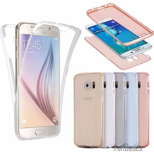 TPU 360 degree Protective Clear Crystal Soft Case Cover For Samsung Galaxy A9 2018 A750 A8 A6 Plus A60 A50 A70 A30 A10 A20 A40