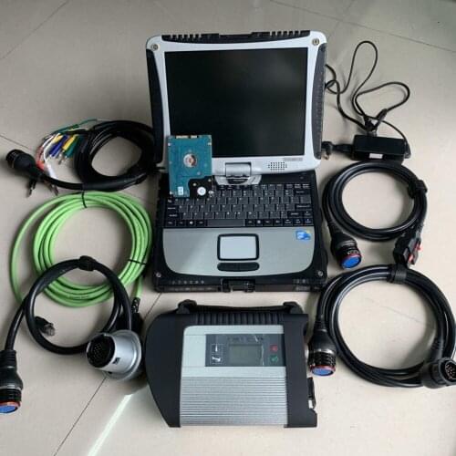Mb star c4 sd connect 2020.12 newest software 320gb hdd with cf-19 touch screen laptop high quality diagnostic tool