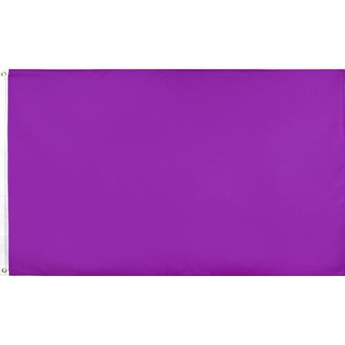 90X150cm PURPLE Flag Solid Color banner