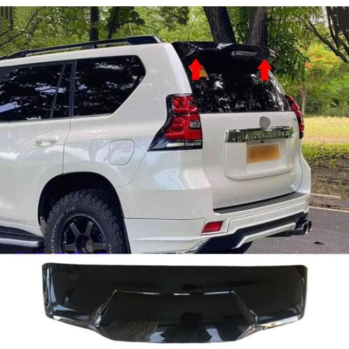 Fit For Toyota Prado FJ150 2010-2020 Rear Roof Spoiler Wing Glossy Black Painted Car Accessories