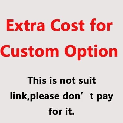 Custom Options Extra Cost for Removable Mask Crotch Zipper