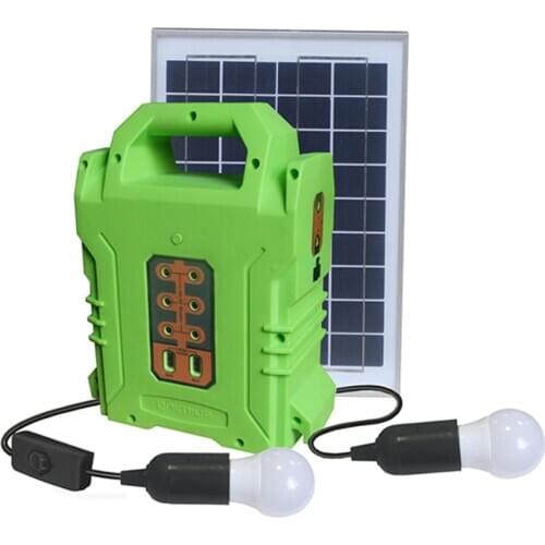 Portable high quality factory directly rechargeable solar cell solar panel camping solar power system home