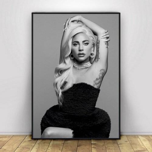 Lady Gaga Poster Music Singer Star Canvas Poster Wall Painting Home Decoration ( No Frame )