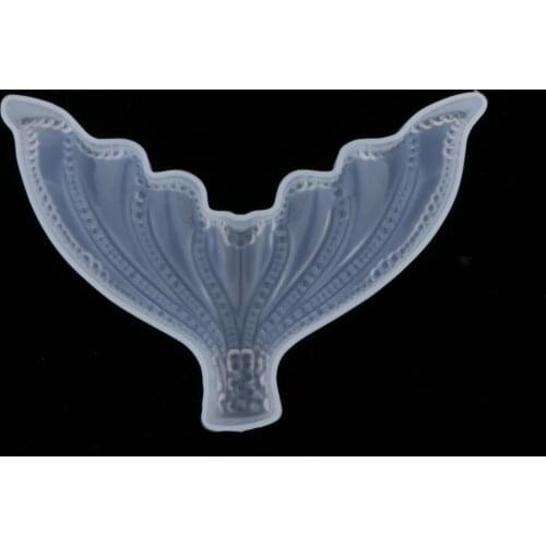 Silicone Molds Mermaid Fishtail Coaster Ornament Moulds DIY Epoxy Resin Crafts