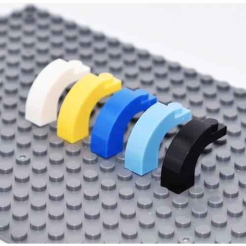 Smartable Brick Curved 1x3x2 with Curved Top Building Blocks Parts Learning Toys Compatible Major Brands 6005/92903 50pcs/lot