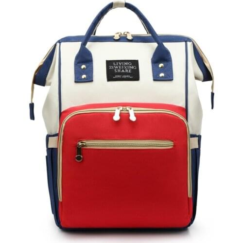 Mommy Diaper Stroller Bag New Waterproof Large Capacity Backpack Travel Bag Design Baby Care Bag