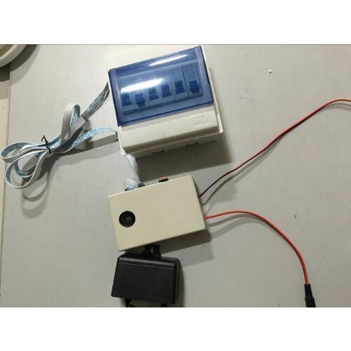 Real life escape room prop Circuit breaker adjust 6 switches to right position to unlock with audio adventure prop for Takagism