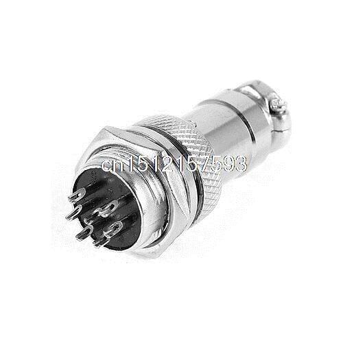 Waterproof Metal Aviation Circular Adapter Connector 7 Pin P16-7 Core