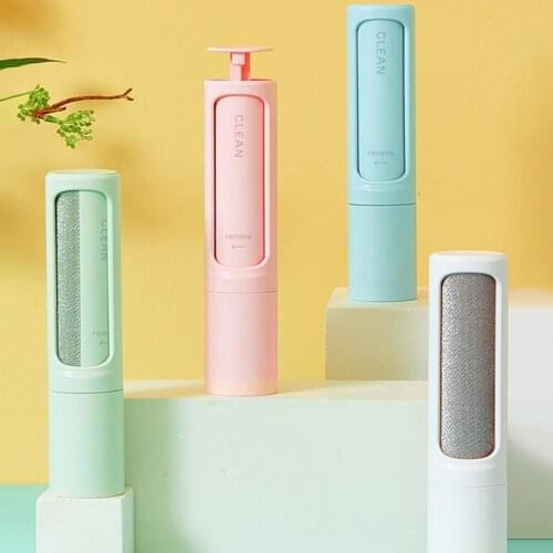 Rotating Electrostatic Clothes Lint Dust Pet Hair Cleaner Remover Cleaning Brush