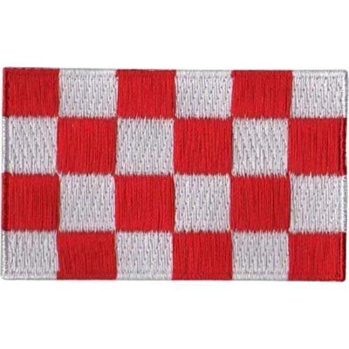 Norrd Brabant Embroidery Patches Personalized Clothing Labels Twill with Flat Broder and Iron On Backing Accept Custom MOQ50pcs