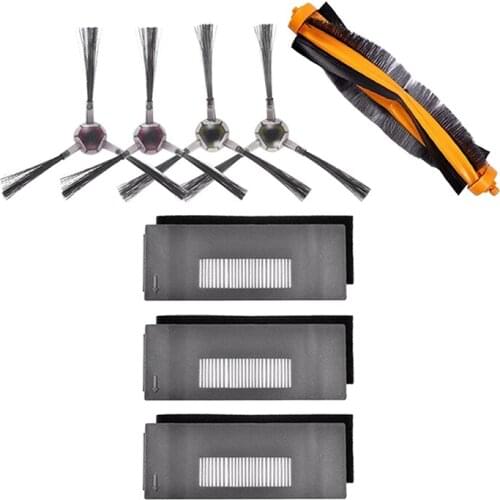Replacement Filter And Brush Kit For ECOVACS DEEBOT 900 901 Robotic Vacuum Cleaner Accessories Parts