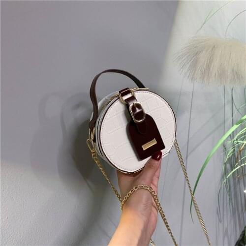 Bags women 2020 new Korean fashion personality casual wild net red one shoulder messenger small round bag